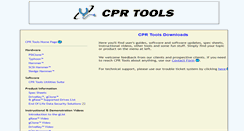 Desktop Screenshot of downloads.cprtools.net
